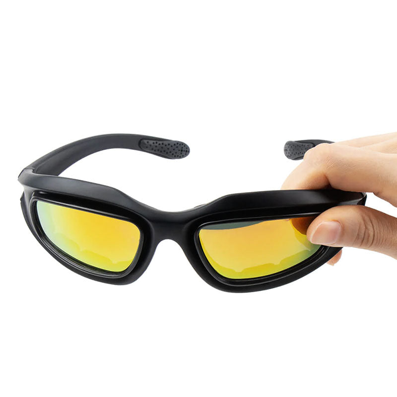 Rider's Choice | Motorcycle Sunglasses with Polarized UV400 Lenses | Secure Fit for Ultimate Eye Protection