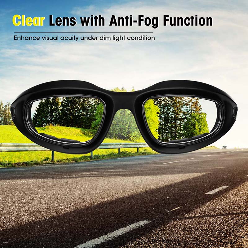 Rider's Choice | Motorcycle Sunglasses with Polarized UV400 Lenses | Secure Fit for Ultimate Eye Protection