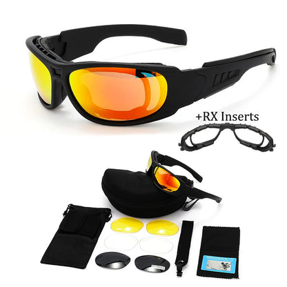 Polarised Motorcycle Sunglasses – UV400 Riding Glasses with Headband, 3 Colours