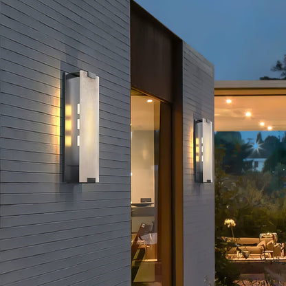 Alabaster Wall Light – Natural Stone Sconce on Brass or Black Frame, 27 or 47cm, Retro Elegance
