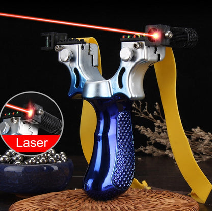 Precision Slingshot with Laser Technology Black Metal Outdoor Sport | Sansoti