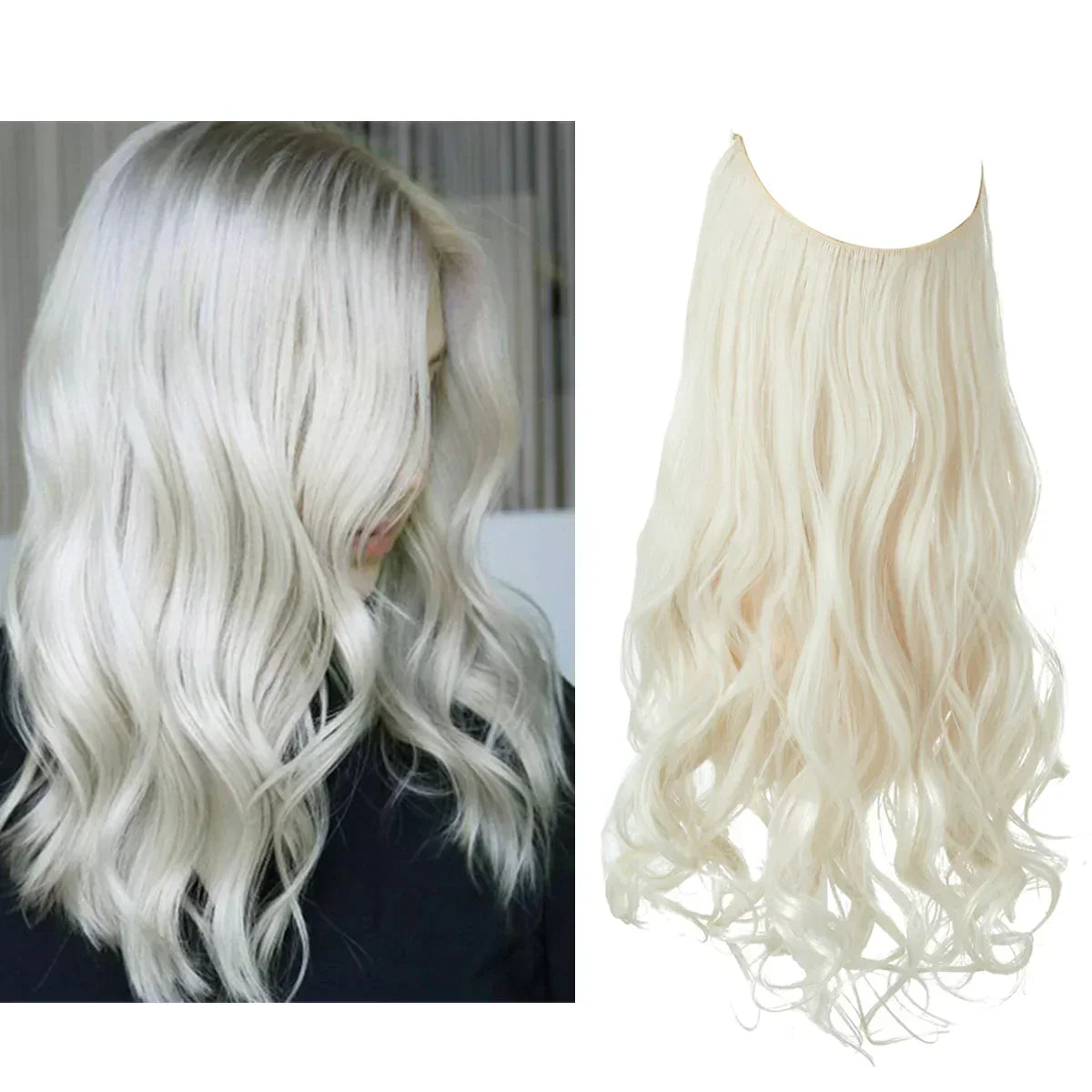 Hair Extensions Real Hair 100% Natural for Fullness and Length | Heat Resistant | Natural Shine | Sansoti