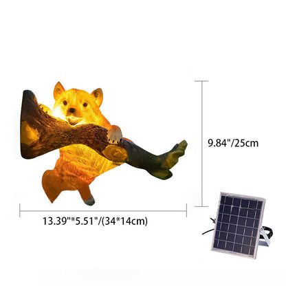 Solar Animal Garden Light – Owl, Chameleon, Toucan or Raccoon Decorative Outdoor Lamp