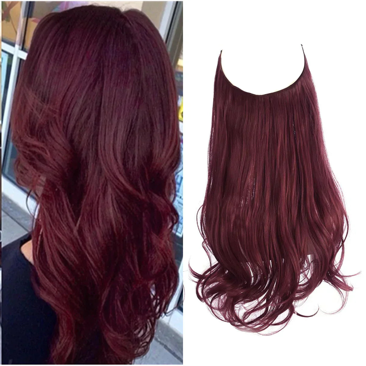 Hair Extensions Real Hair 100% Natural for Fullness and Length | Heat Resistant | Natural Shine | Sansoti