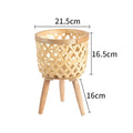 Elevated planter stand with stable legs