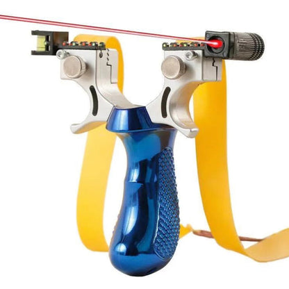 Precision Slingshot with Laser Technology Black Metal Outdoor Sport | Sansoti