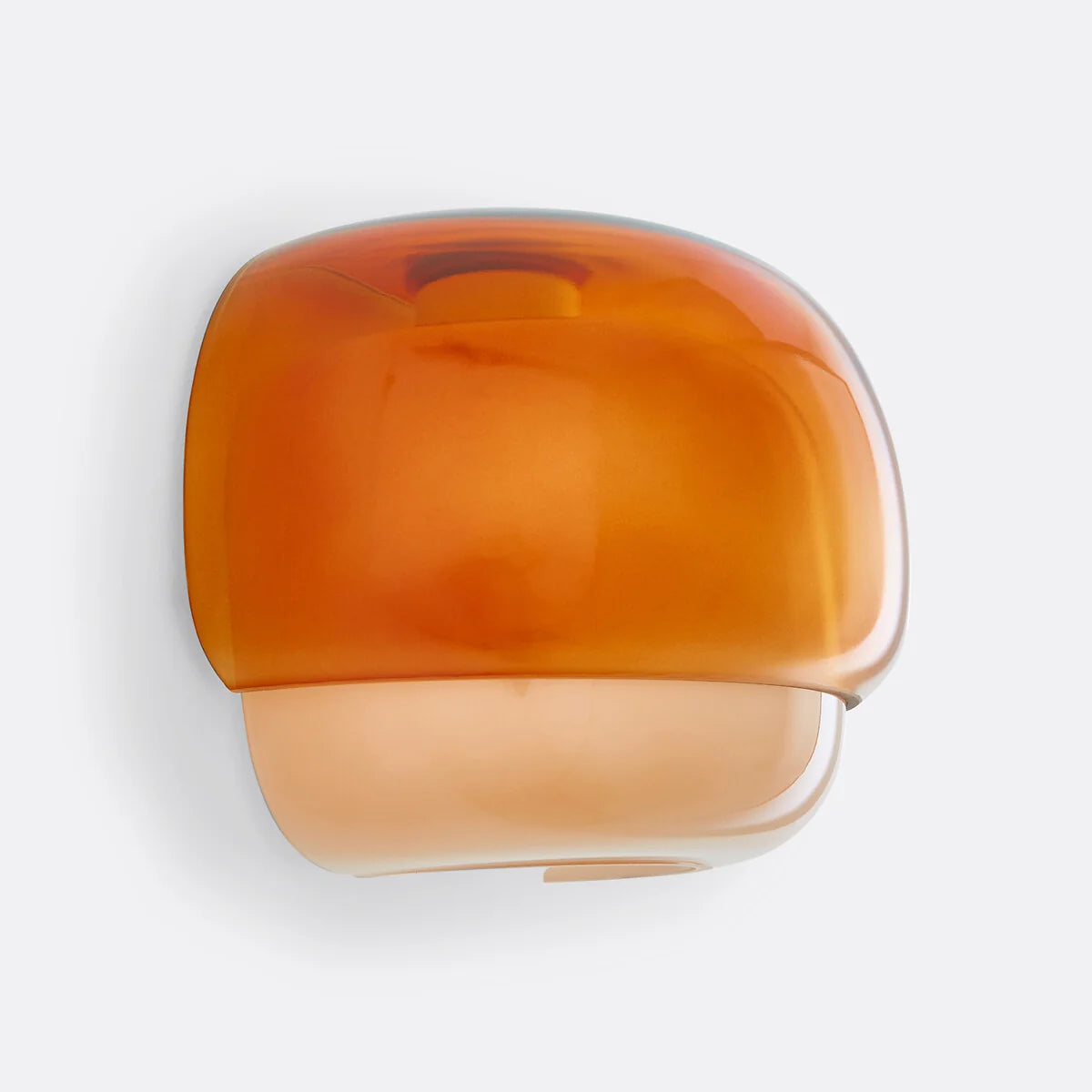 Coloured Glass Wall Light – Modern Sconce, Orange, Green, Blush, Burgundy, Yellow or Grey