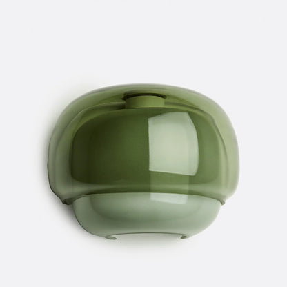 Coloured Glass Wall Light – Modern Sconce, Orange, Green, Blush, Burgundy, Yellow or Grey