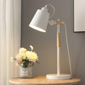 Minimalist Scandinavian-style bedroom night lamp with LED lighting