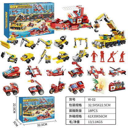 Christmas Advent Calendar – 24-Day Building Brick Set, Christmas Train & Nativity, 27 Designs
