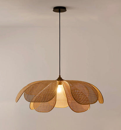Cefalu Rattan Petals Pendant Light