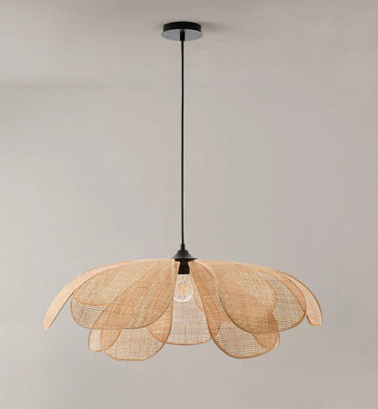 Cefalu Rattan Petals Pendant Light