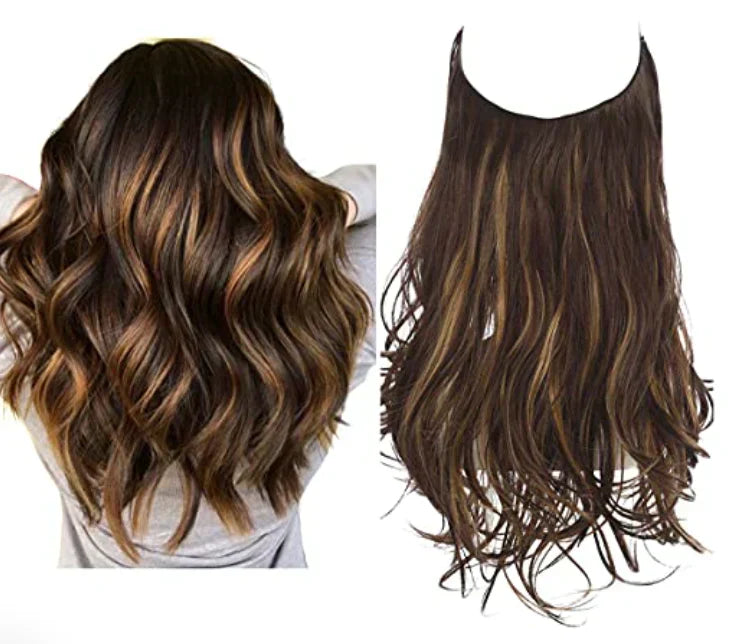Hair Extensions Real Hair 100% Natural for Fullness and Length | Heat Resistant | Natural Shine | Sansoti
