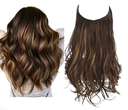Hair Extensions Real Hair 100% Natural for Fullness and Length | Heat Resistant | Natural Shine | Sansoti