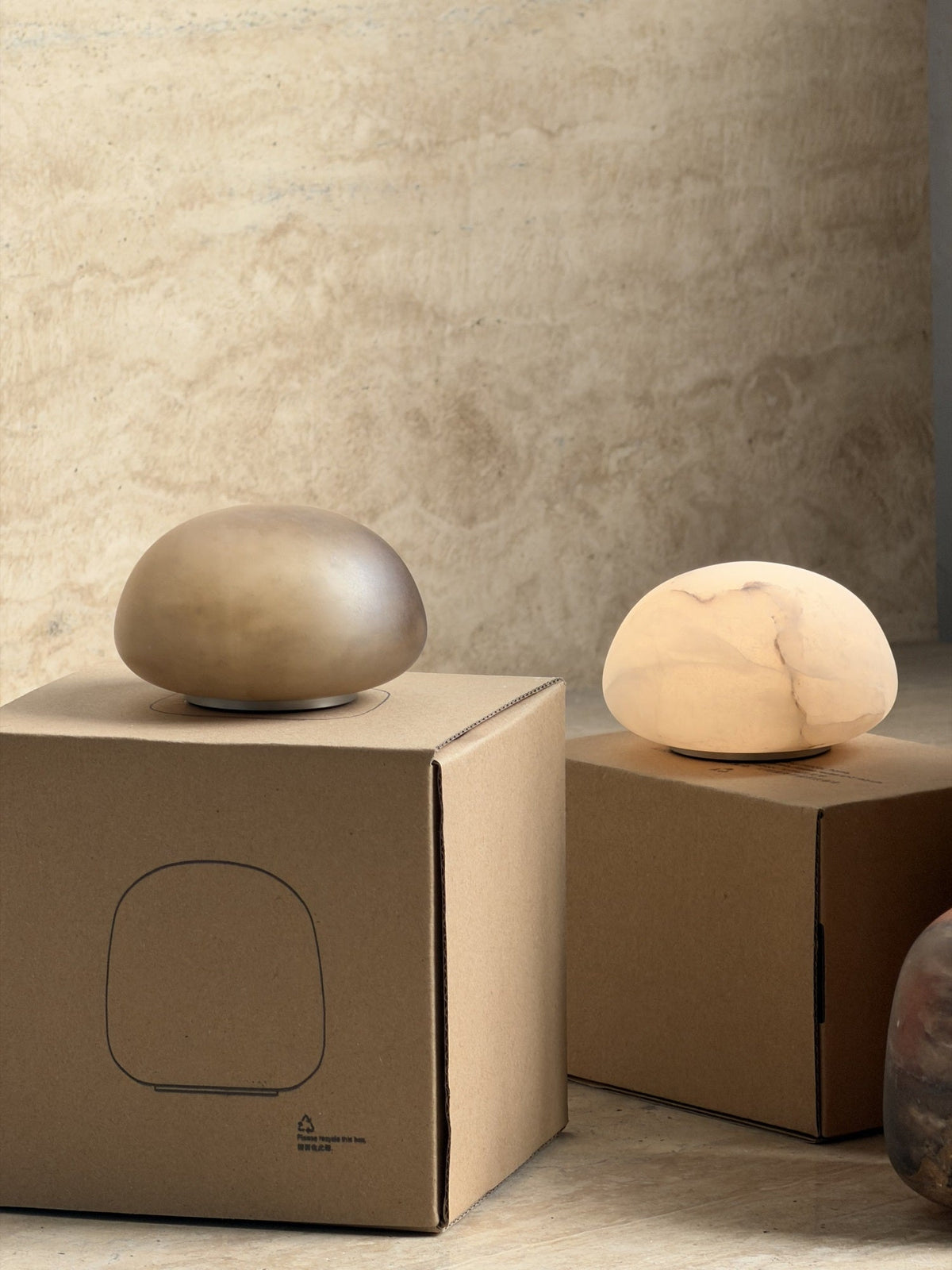Alabaster Petite Portable Lamp (Built-in Battery)