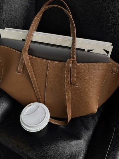 Women's Tote Shoulder Bag – Large Everyday Work & Travel Bag, Brown, Black or Taupe