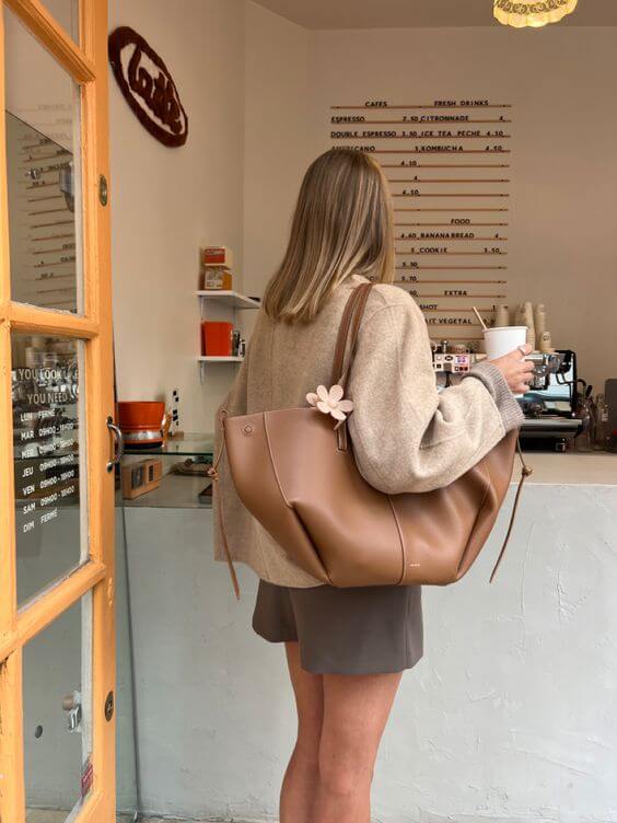 Women's Tote Shoulder Bag – Large Everyday Work & Travel Bag, Brown, Black or Taupe