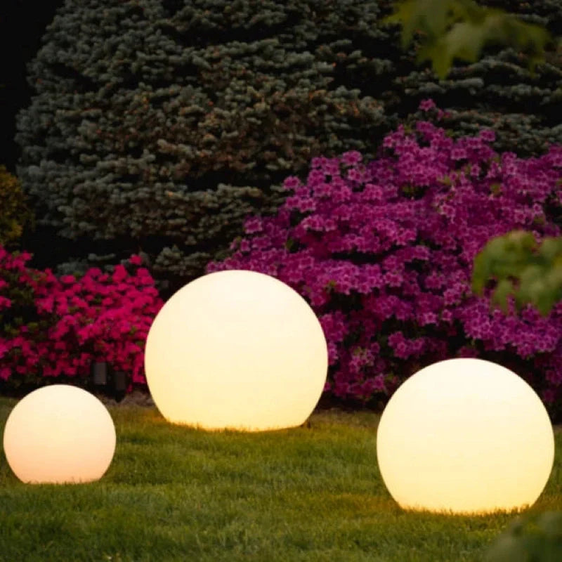 Solar garden ball light – 16 colors with remote control