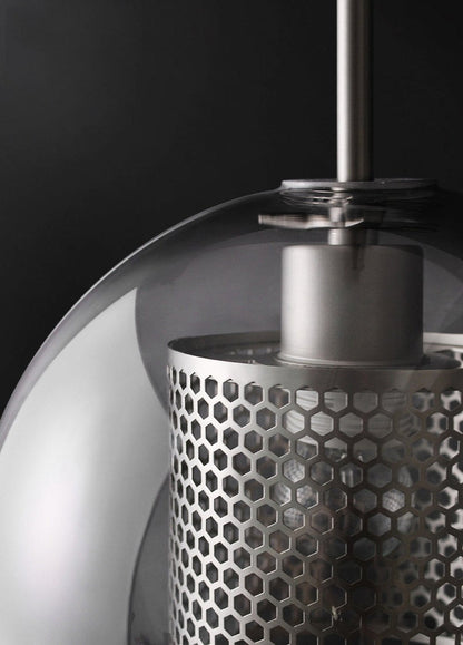 Chiswick Glass Shade Brass Fitting Pendant Light
