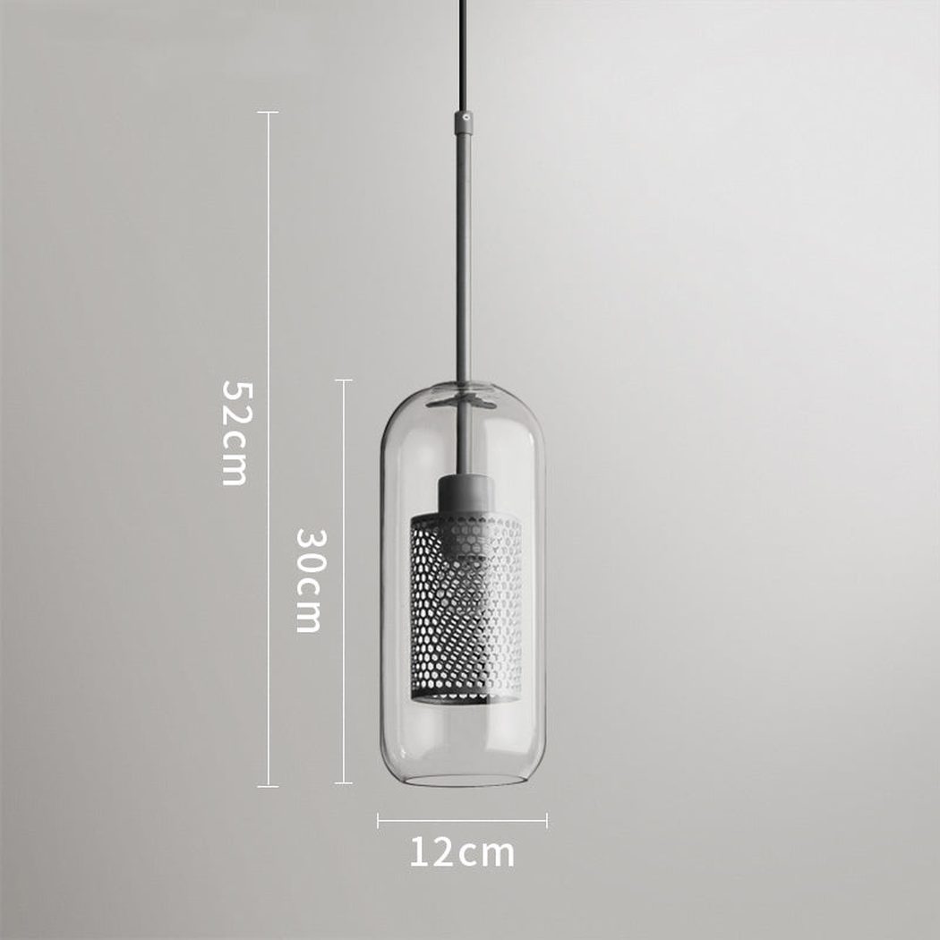 Chiswick Glass Shade Brass Fitting Pendant Light