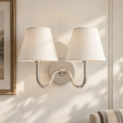 Tansy Classic Traditional Pleated Shade Wall Sconce