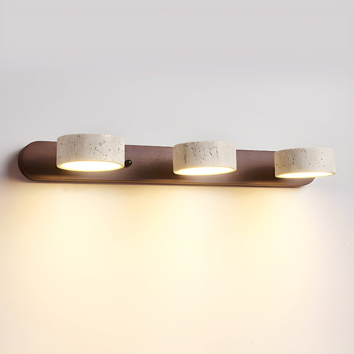LED lamp made of natural stone for hallway, bathroom, bedroom