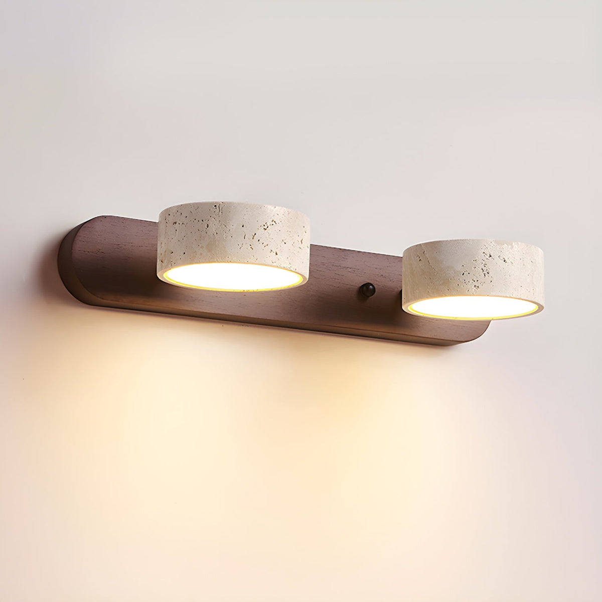 LED lamp made of natural stone for hallway, bathroom, bedroom