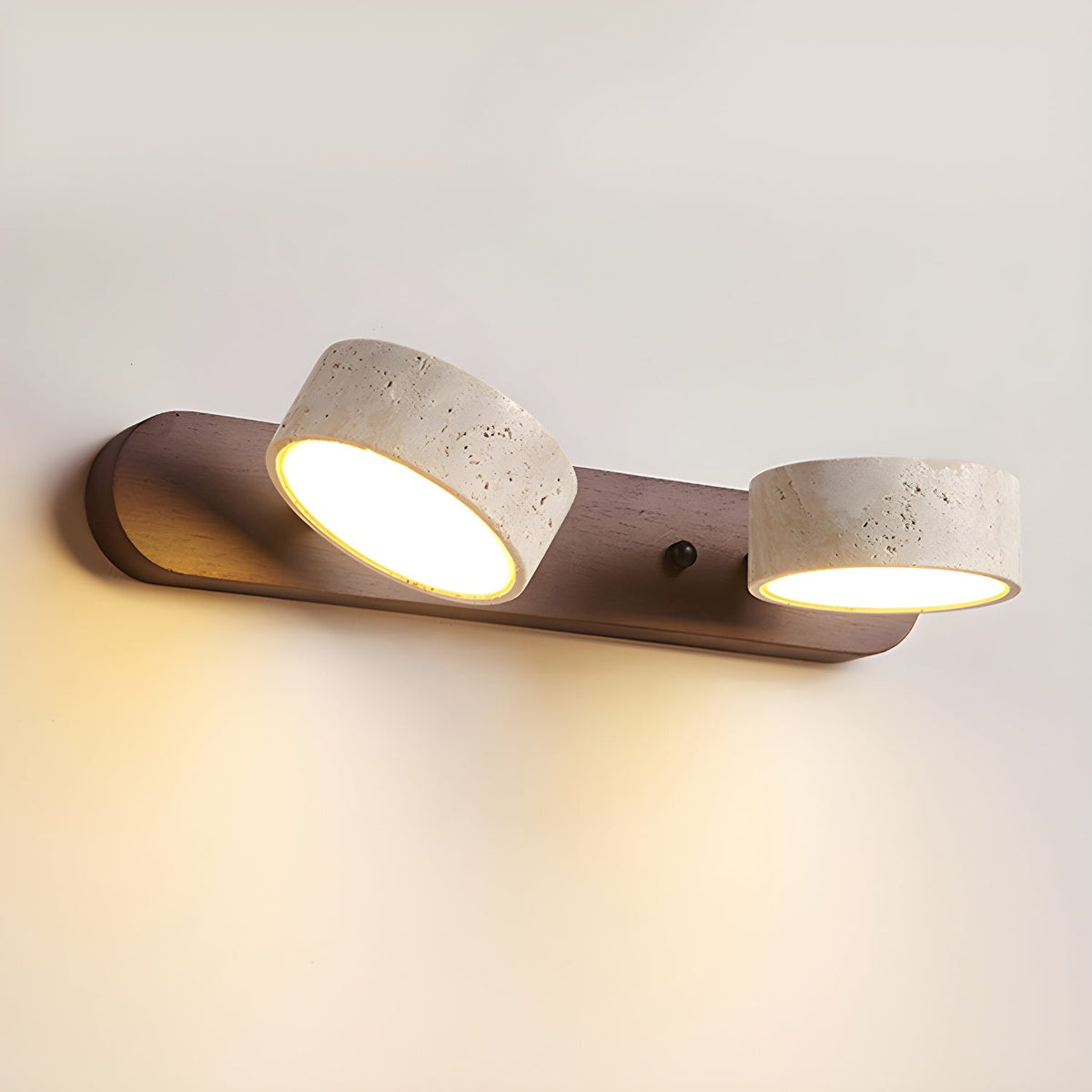 LED lamp made of natural stone for hallway, bathroom, bedroom