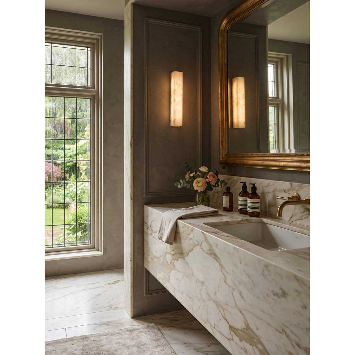 Timeless Alabaster Wall Lamp Collection Hub