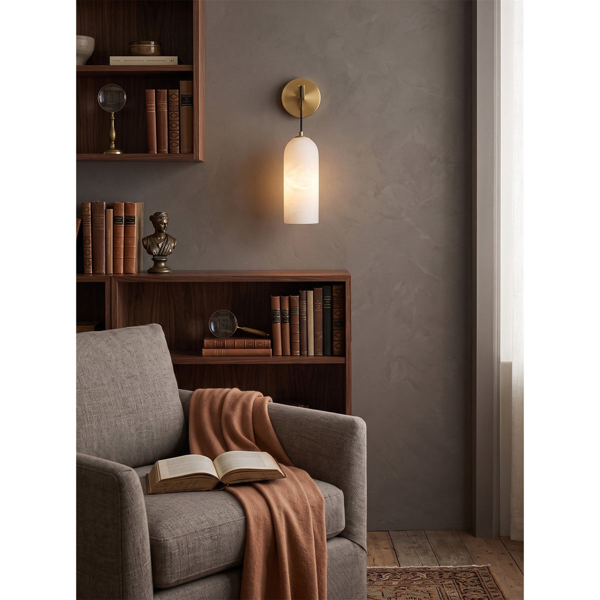 Timeless Alabaster Wall Lamp Collection Hub