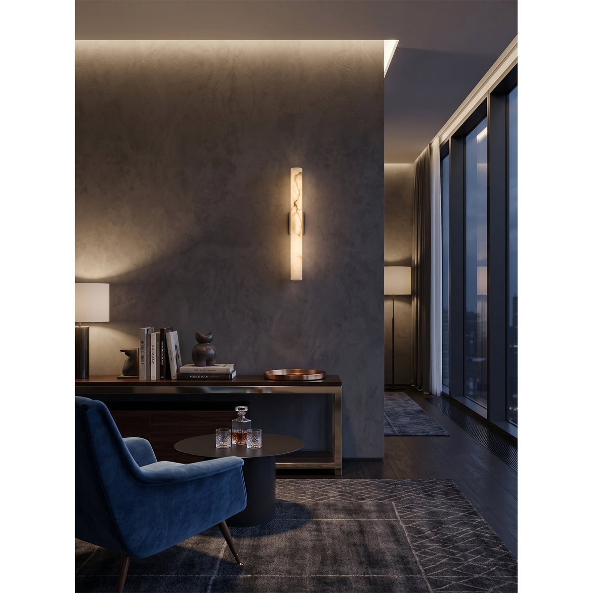 Timeless Alabaster Wall Lamp Collection Hub