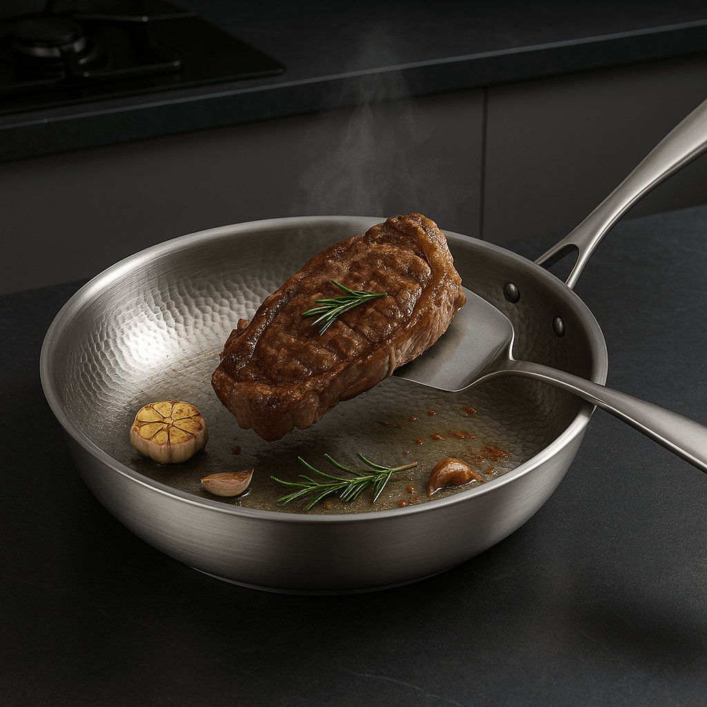 Reliable practical kitchenware – Universal use frying pan
