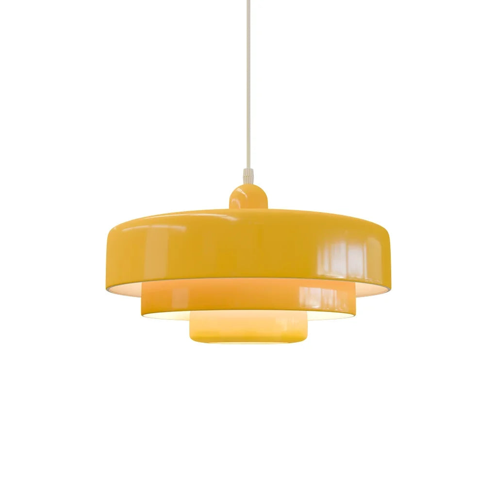 Hind Triple Layer Disc Macaron Pendant Light