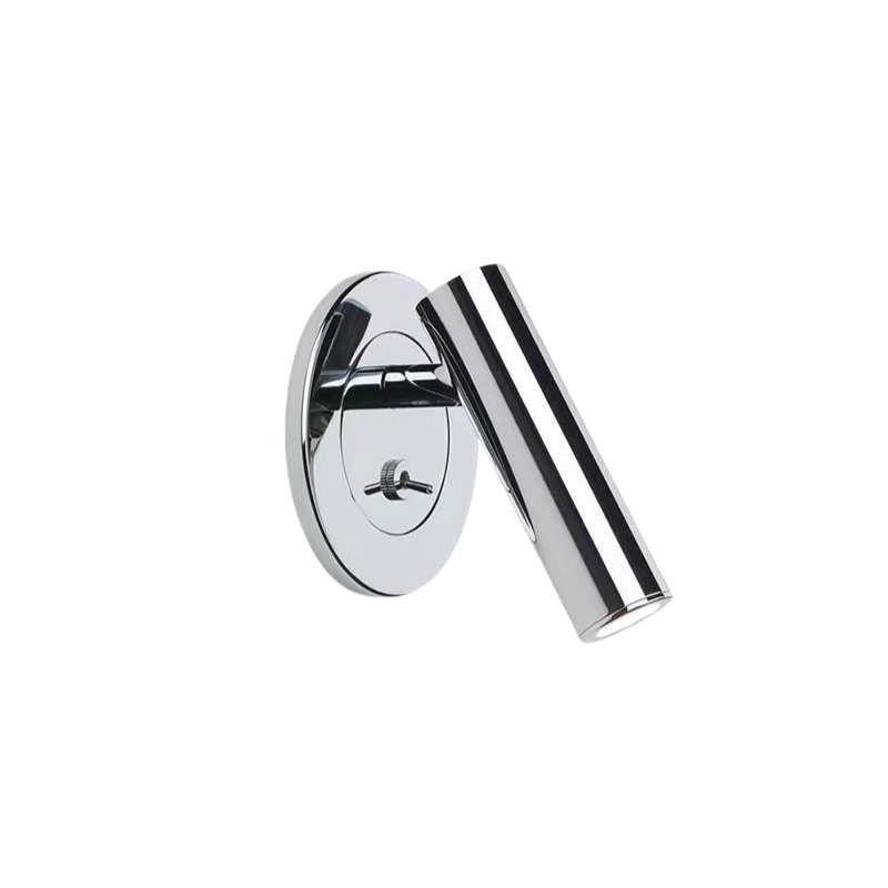 Adjustable Metal Wall Reading Lamp with Cylindrical Head
