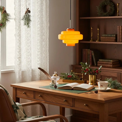 Valenra Macaron Orange Glass Pendant Light