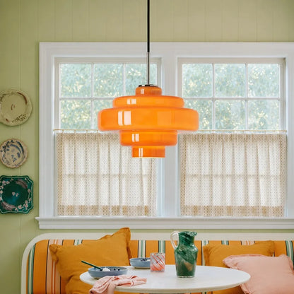 Valenra Macaron Orange Glass Pendant Light