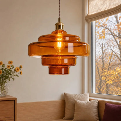 Valenra Macaron Orange Glass Pendant Light