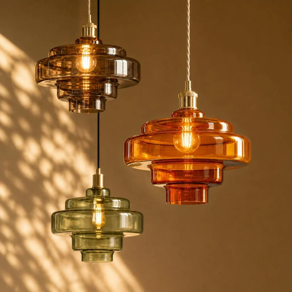 Valenra Macaron Orange Glass Pendant Light