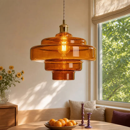 Valenra Macaron Orange Glass Pendant Light