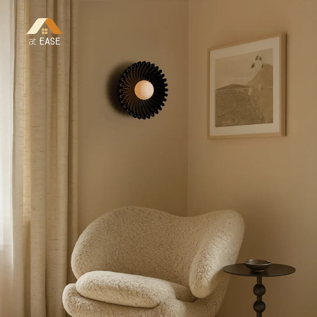 Marenys Modern Ceramic Flower Wall Light