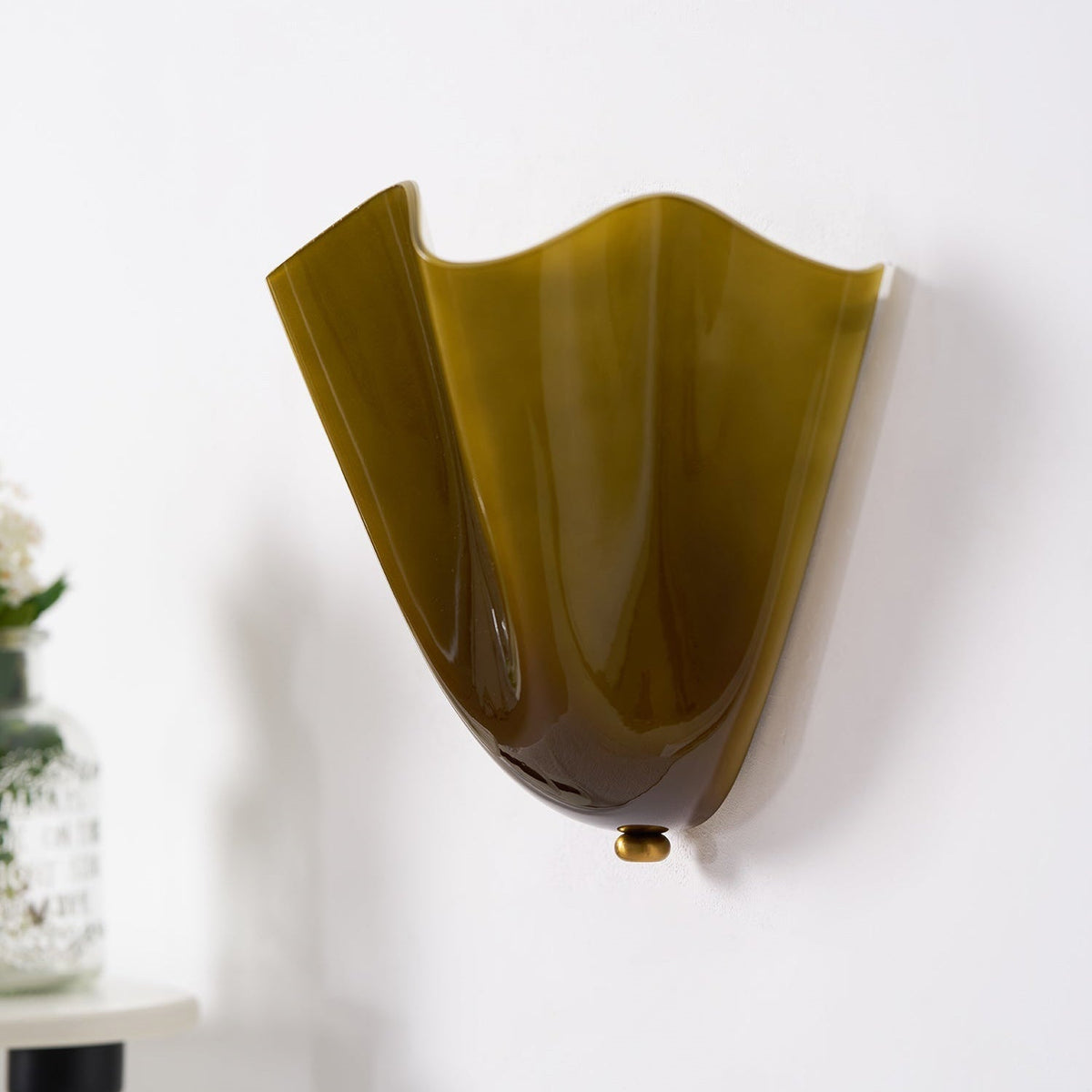 Flower Glass Wall Lamp