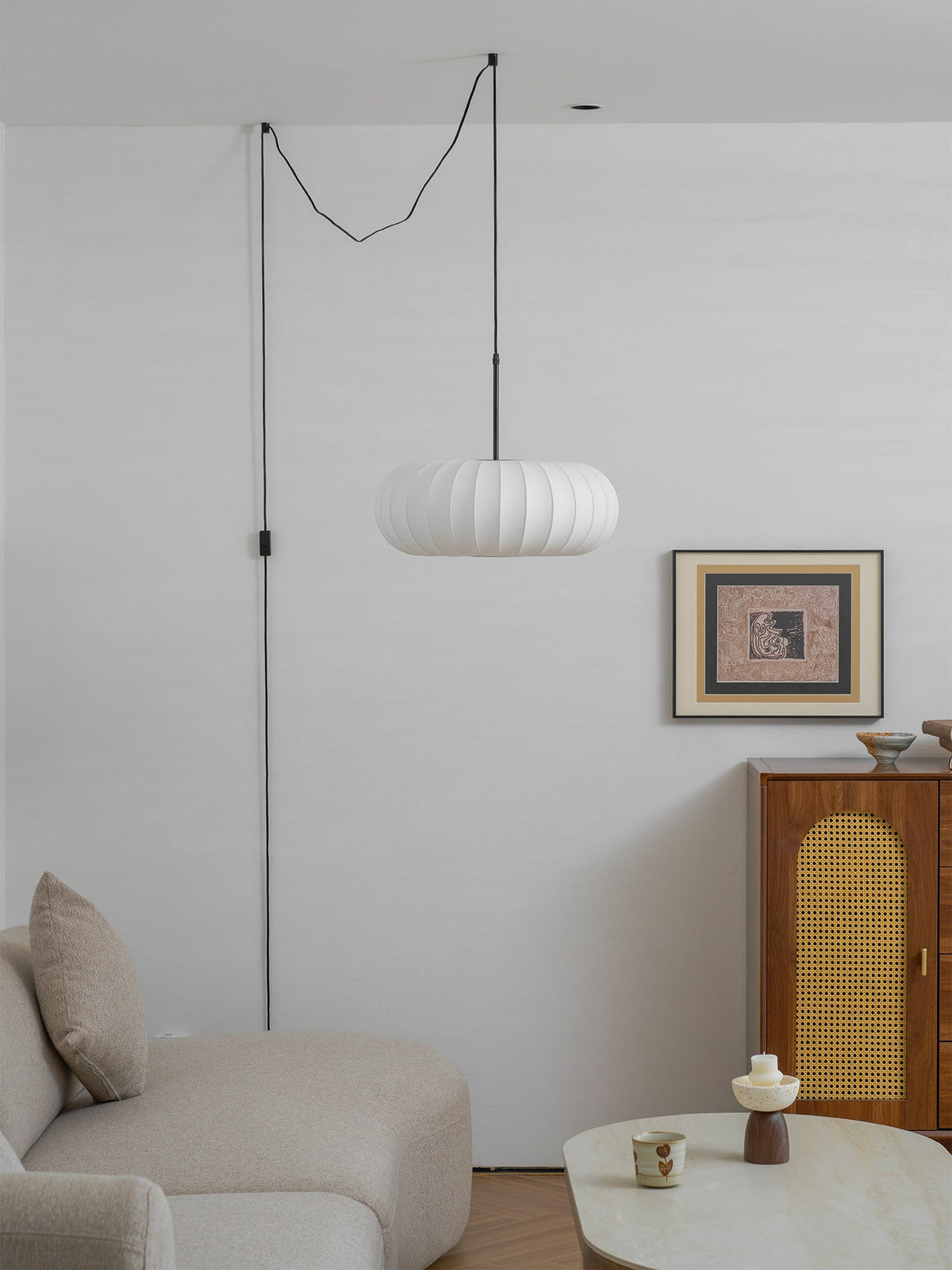 Verona Plug In Pendant Lamp