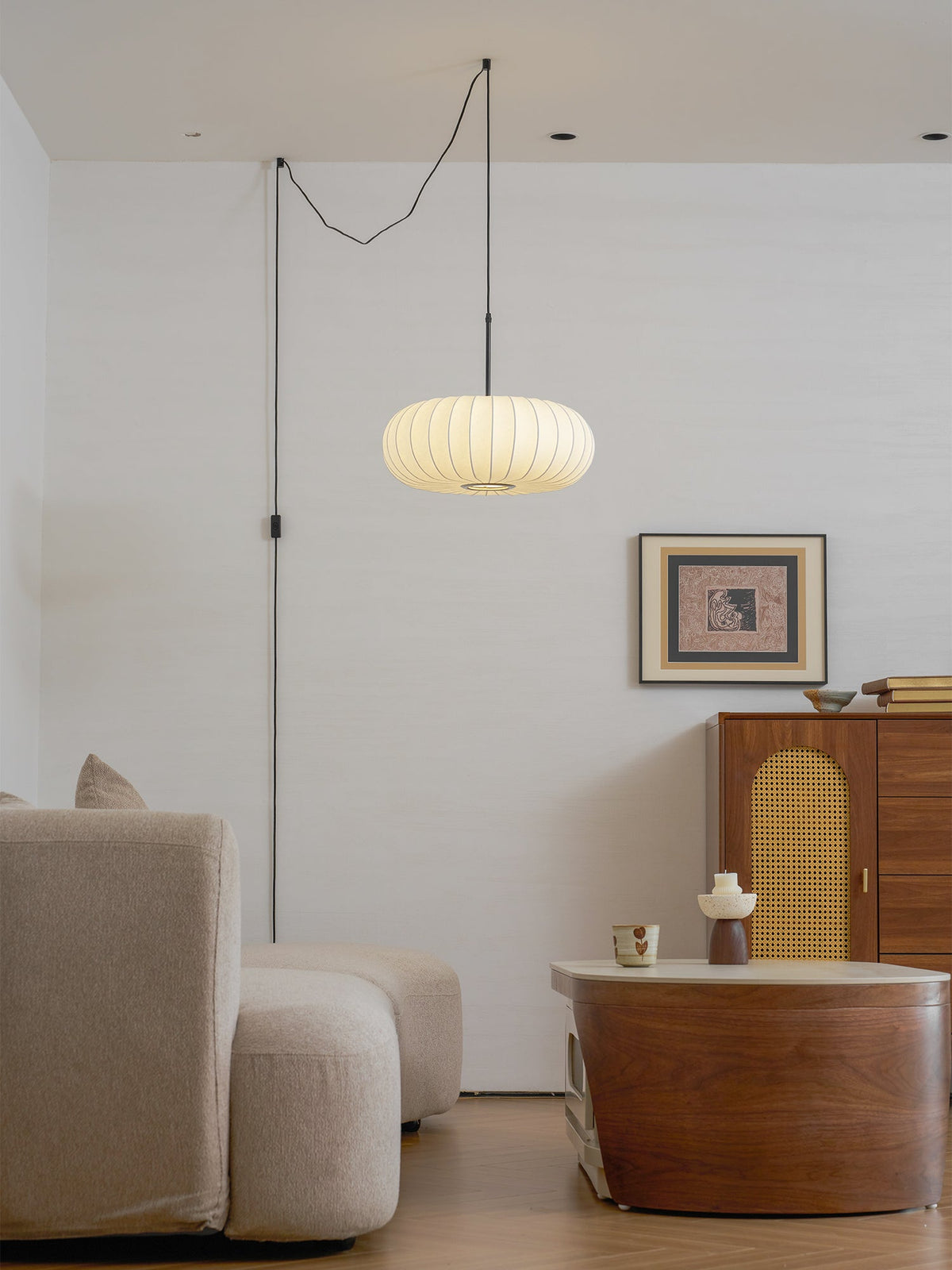 Verona Plug In Pendant Lamp