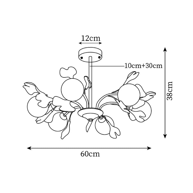 Vico Gingko Chandelier