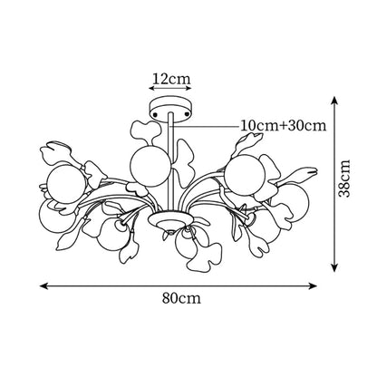 Vico Gingko Chandelier