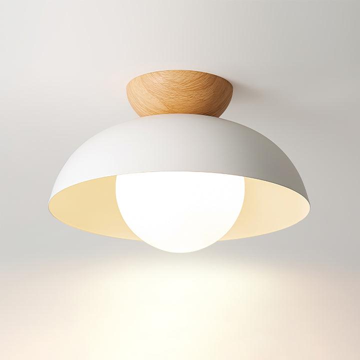 Modern Minimalist Semi-Flush Mount Ceiling Light