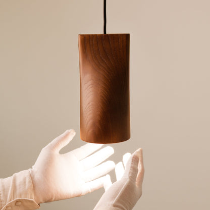 Walnut Solid Wood Minimalist Scandinavian Pendant Light