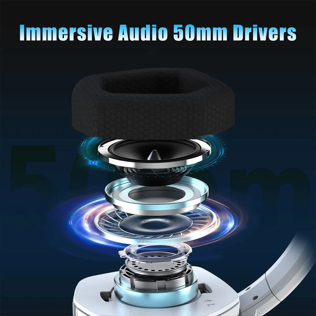 Wireless Gaming Headset with Active Noise Cancellation & Long Battery Life | Immersive Sound for Uninterrupted Gaming Sessions