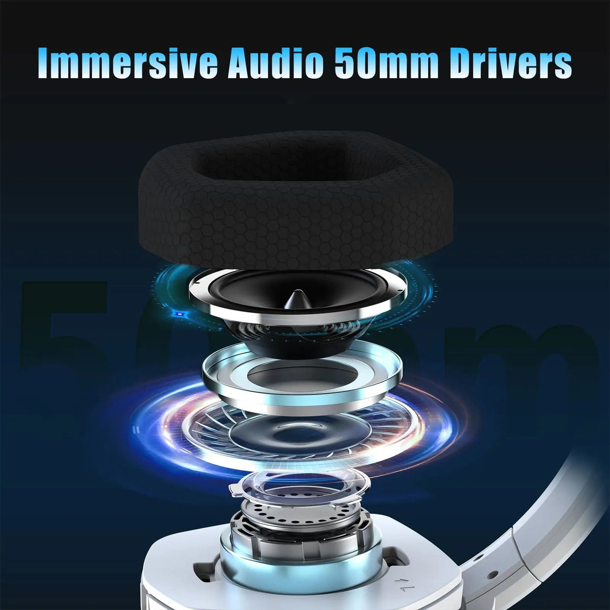 Wireless Gaming Headset – 2.4GHz & Bluetooth 5.3, Noise Cancelling, PS5, PC & Switch, 10 Colours