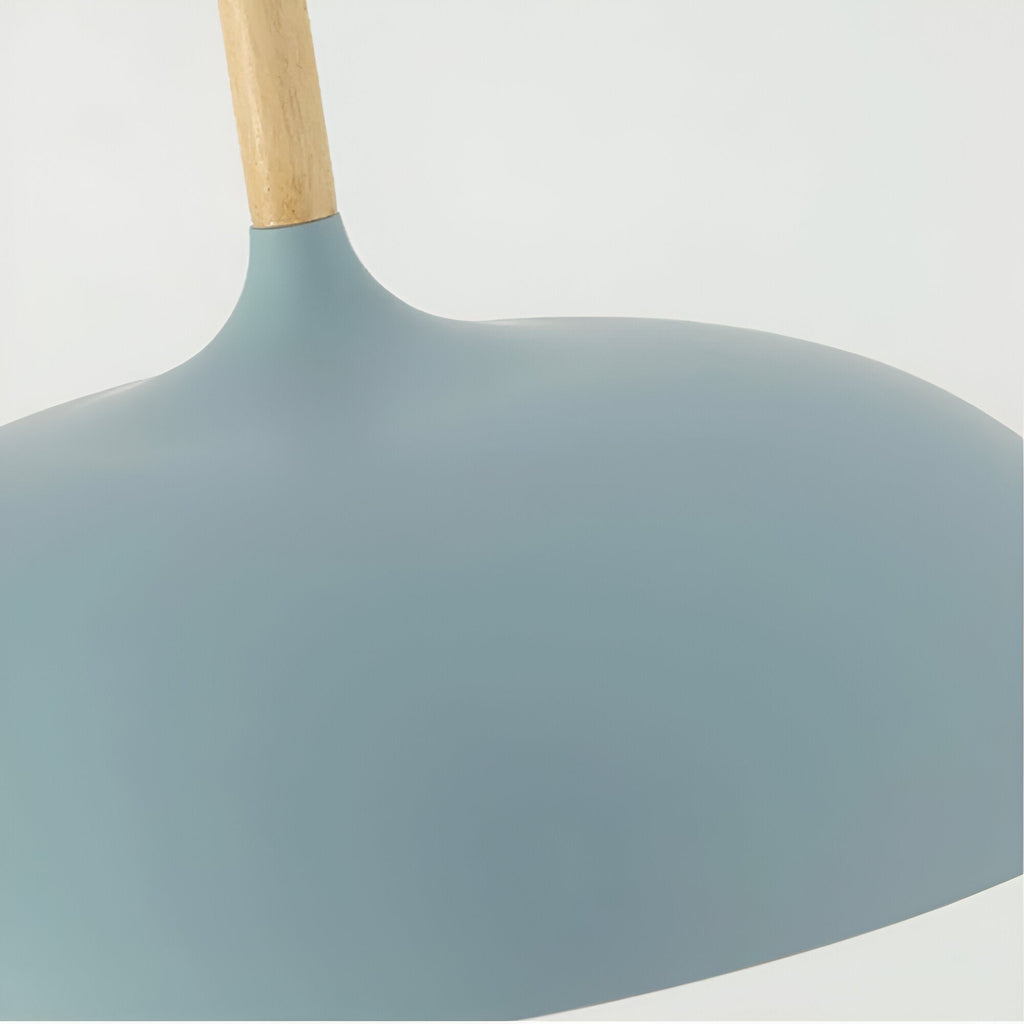 Scandinavian wooden pendant lamp warm lighting